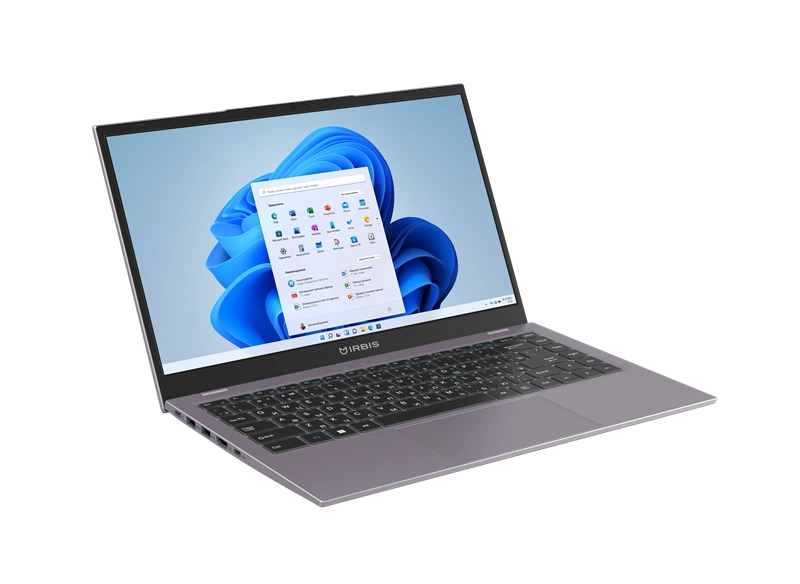 IRBIS 14NBP3003 14" FHD (1920x1080) IPS 300cd,Core i5-1235U,16Gb DDR4-3200(1),512Gb SSD,4G LTE,Wi-Fi 6+BT 5,5300mAh,Metal case,Kbd Bl,Type-C PD charger,FPS,TPM 2.0,1.55kg,Grey,3y warranty,Win11Pro (14NBP3003L)