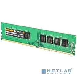 QUMO DDR4 DIMM 4GB QUM4U-4G2400C16 PC4-19200, 2400MHz