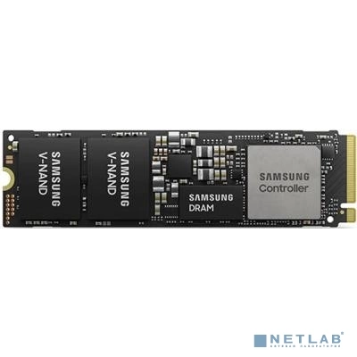 Твердотельный накопитель/ Samsung SSD PM9A1, 256GB, M.2(22x80mm), NVMe, PCIe 4.0 x4, R/ W 6400/ 2700MB/ s, IOPs 500 000/ 600 000 (12 мес.) (MZVL2256HCHQ-00B00)