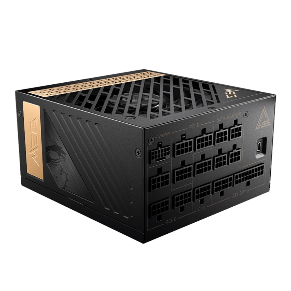 MEG Ai1300P PCIE5 , 1300W, 80+ Platinum, полностью модульный, ATX 3.0, PCIE5, RTL (306-7ZP4A11-CE0)