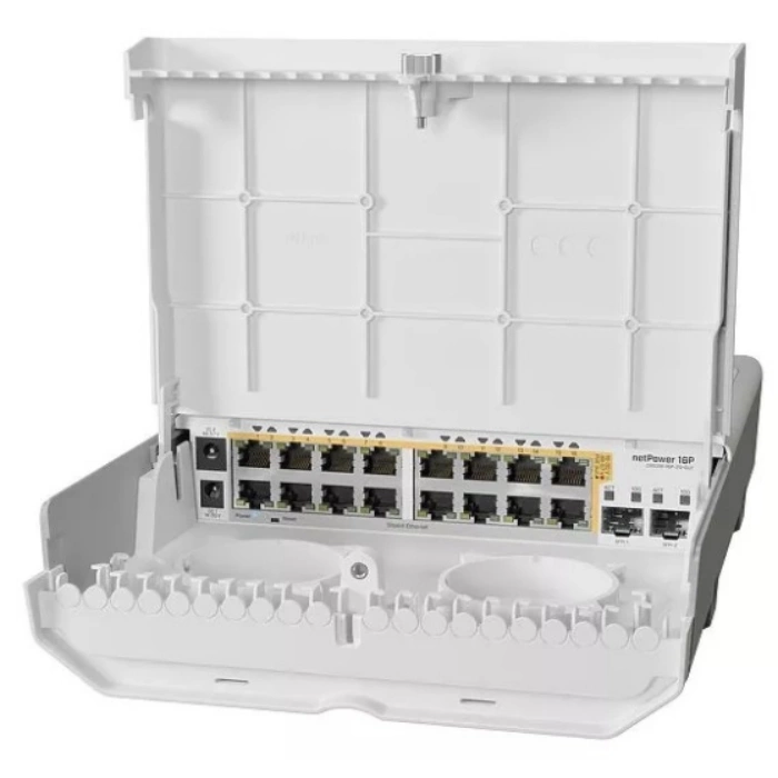 Картинка Коммутатор MikroTik Cloud Router CRS318-16P-2S+OUT (CRS318-16P-2S+OUT) 