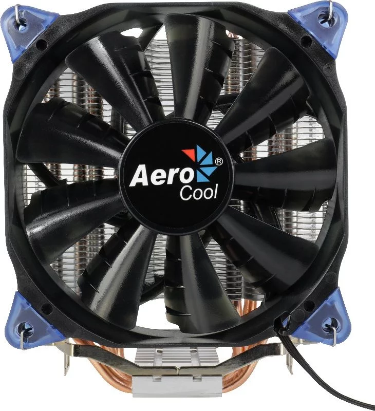 Устройство охлаждения(кулер) Aerocool Verkho 4 Soc-AM4/ 1151/ 1200/ 2066 4-pin 15-27dB Al+Cu 140W 678gr Ret (VERKHO 4 PWM)