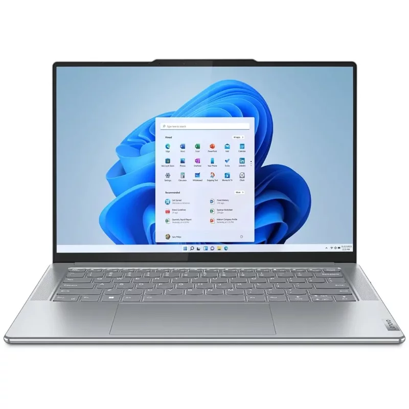 Ноутбук/ Lenovo Yoga Slim 7 15ILL9 15.6"(2880x1800 IPS)/Touch/Intel Core Ultra 7 256V(Ghz)/16384Mb/1024PCISSDGb/noDVD/Int:Intel Arc Graphics 140V/Cam/BT/WiFi/70WHr/war 1y/1.53kg/luna grey/Win11Home + 65W, RU kbd (83HM004MRK)