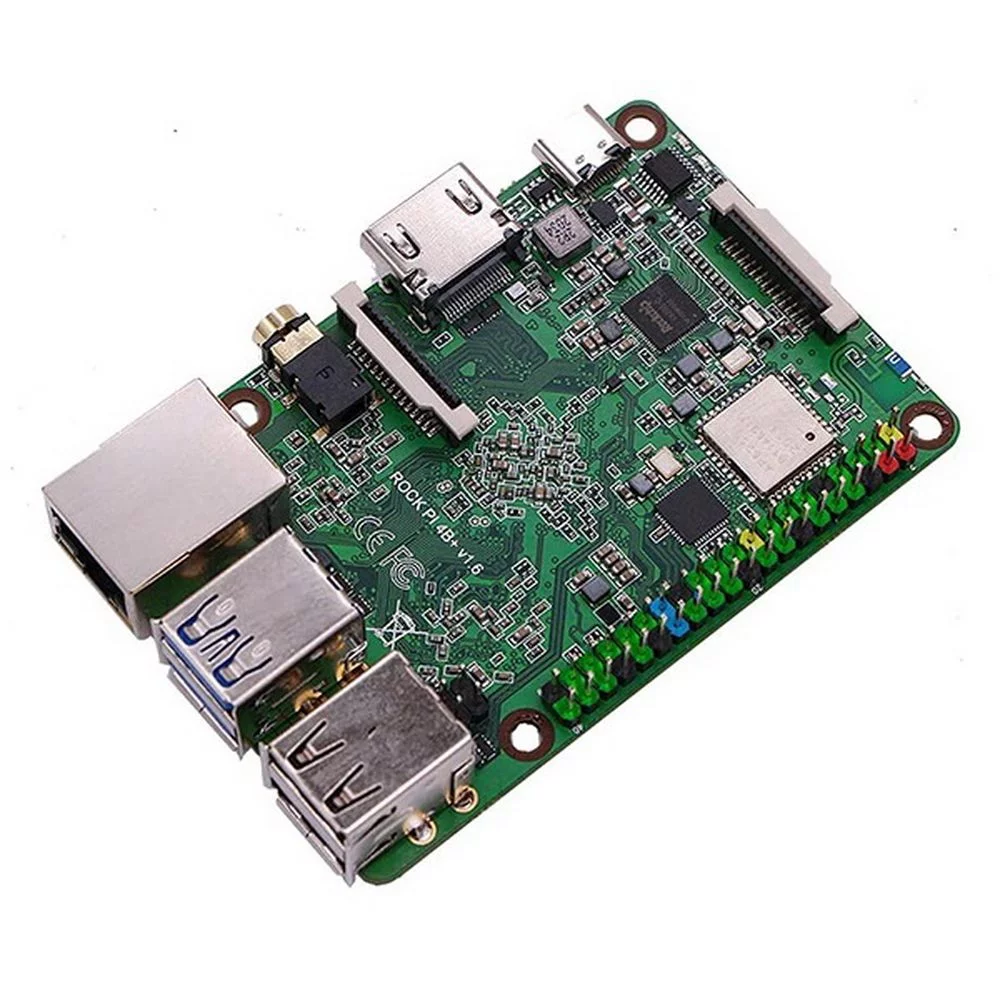 Одноплатный компьютер RockPi ROCK PI 4B Plus (4GB / 32GB eMMC) (RS114BP-D4E32)