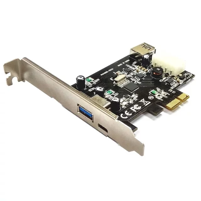 Controller ST-Lab, PCI-E x1, U-1330, 1+1 ext (USB3.1(A)/ USB3.1(C) + 1int (USB3.1) ,+LP bracket) Ret