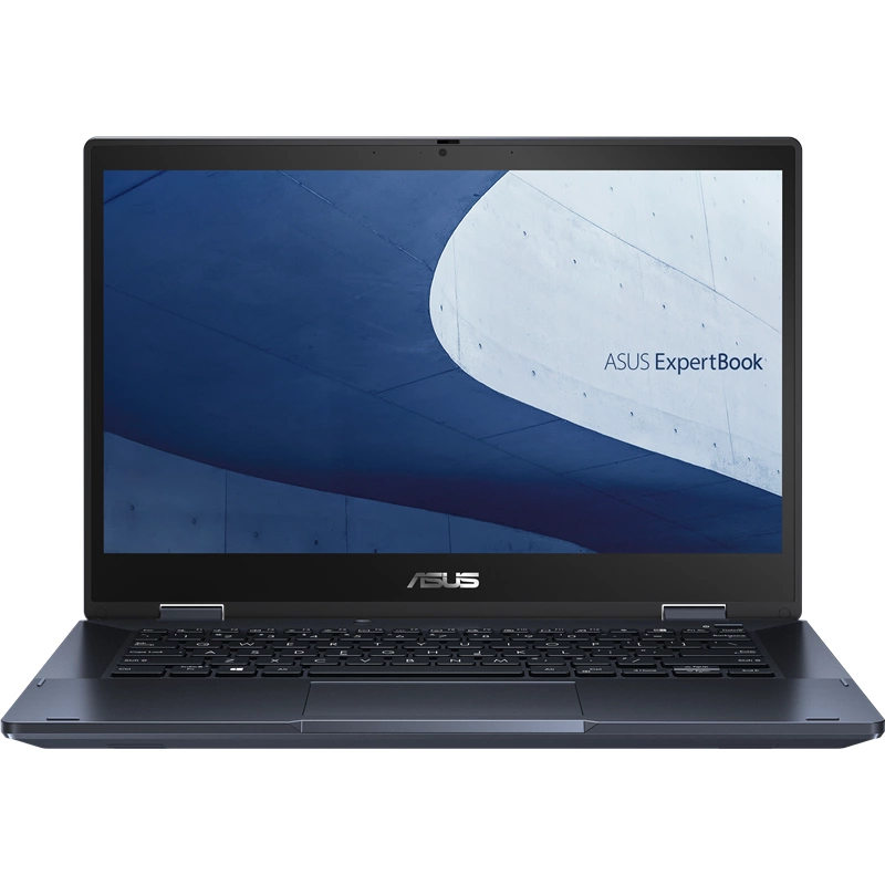 Ноутбук/ ASUS B3402FEA-EC1662W Touch flip 14"(1920x1080 IPS)/Touch/Intel Core i5 1135G7(2.4Ghz)/8192Mb/256PCISSDGb/noDVD/Int:Intel UHD Graphics/Cam/BT/WiFi/1.61kg/Star Black/W11 + Support NumberPad; FingerPrint; EN KB (90NX0491-M01U00)