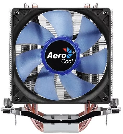 Устройство охлаждения(кулер) Aerocool Verkho 4 Lite Soc-AM4/1151/1200/2066 4-pin 19-27dB Al+Cu 125W 571gr LED Ret (VERKHO 4 LITE PWM)