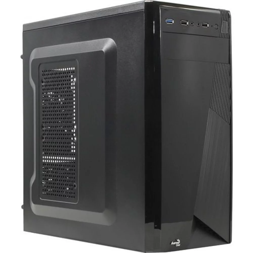 Корпус AEROCOOL CS-1101 MidiTower без Б/ П ATX MicroATX MiniITX Цвет черный (4713105958126)