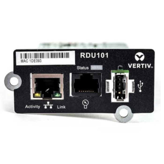 Карта мониторинга Vertiv RDU101 SNMP/Webcard 1 x Network RJ-45 Liebert GXT5