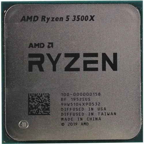 CPU AMD Ryzen 5 3500X TRAY [100-000000158] (AM4, 3.6GHz up to 4.1GHz/ 6x512Kb+32Mb, 6C/ 6T, Matisse, 7nm, 65W, unlocked)